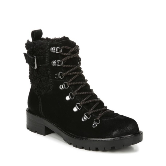 SAM EDELMAN TENLEE Suede Boot in Black - Picture 6 of 11